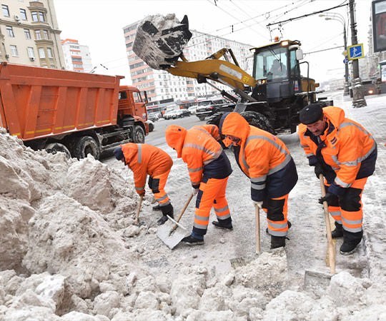 Уборка снега в Братске и  Иркутской области