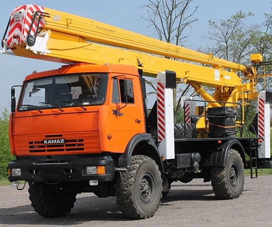 Аренда автовышки в Братске и  Иркутской области